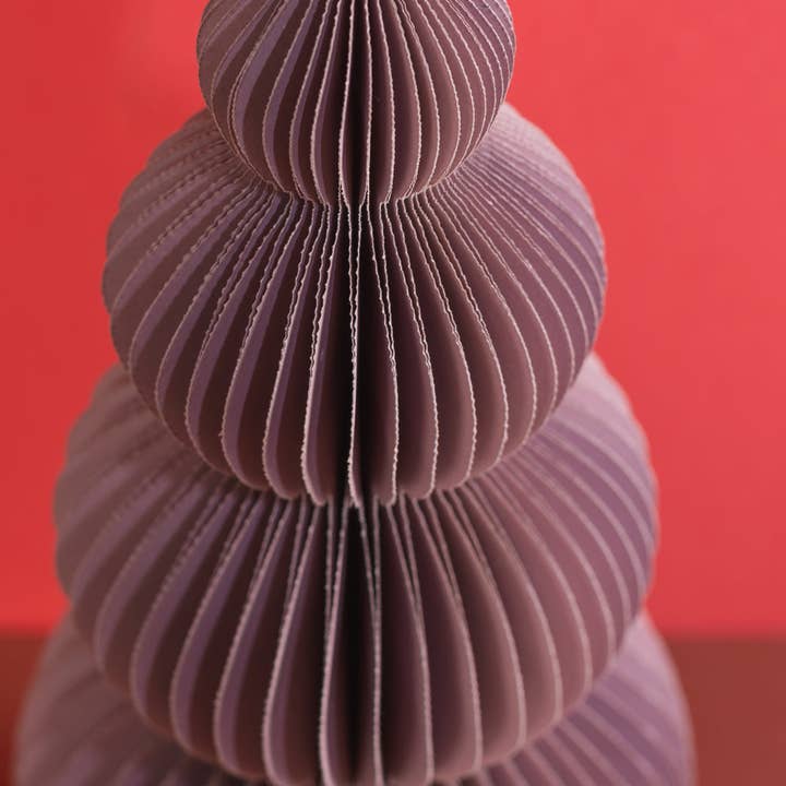 Ian Snow Ltd - Wholesale Christmas decoration - Lilac Honeycomb Ball Origami Paper Tree1