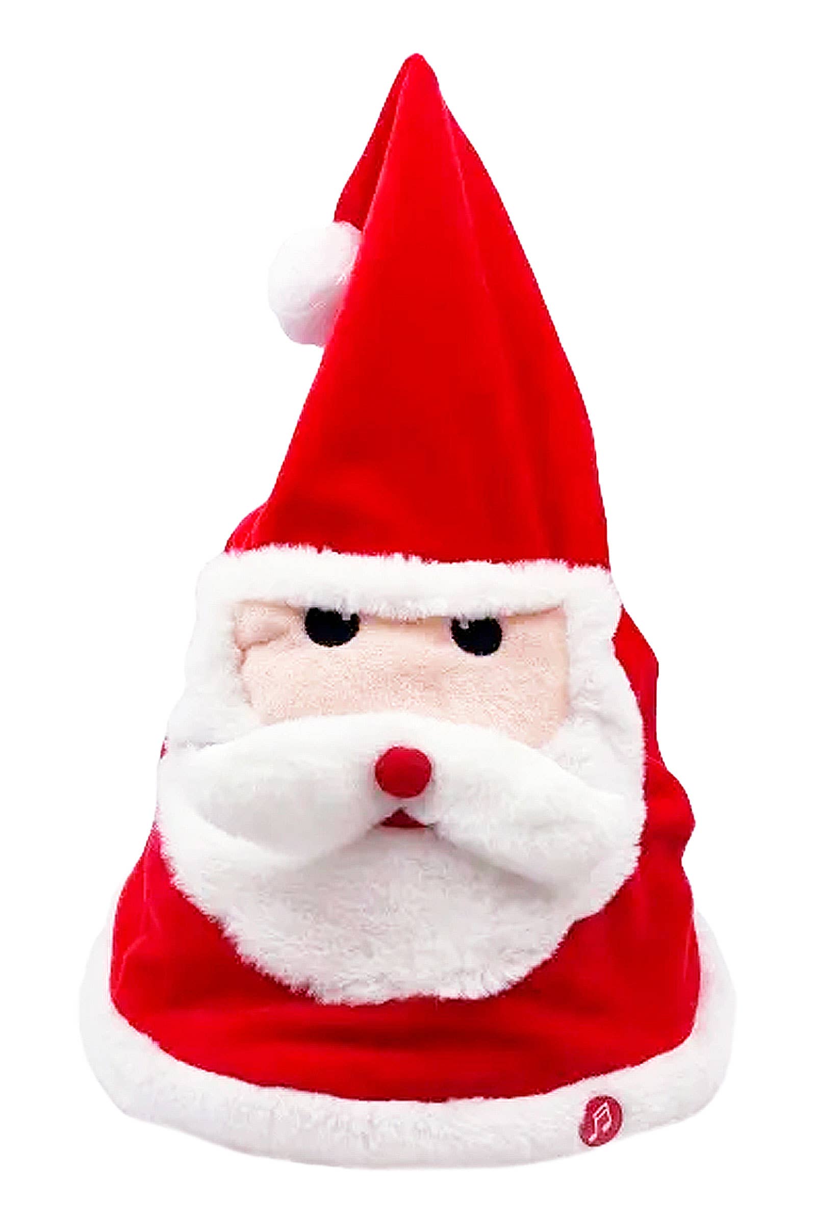 ASSORTED Christmas Music Dancing Led Fuzzy Cone Santa Hat for wholesale on Faire8