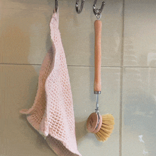 Comme Avant - Wholesale Cleaning Brush - Rechargeable beech wood dish brush1