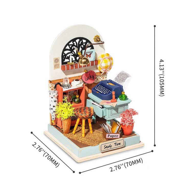 Magnote - Wholesale DIY Craft Kit - Rolife Record Mood (Study) DIY Miniature House Kit