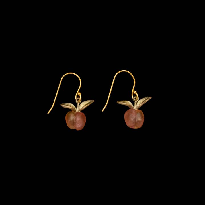 Michael Michaud - Wholesale Dangle Earrings - Peach Tree Dainty Wire Earrings