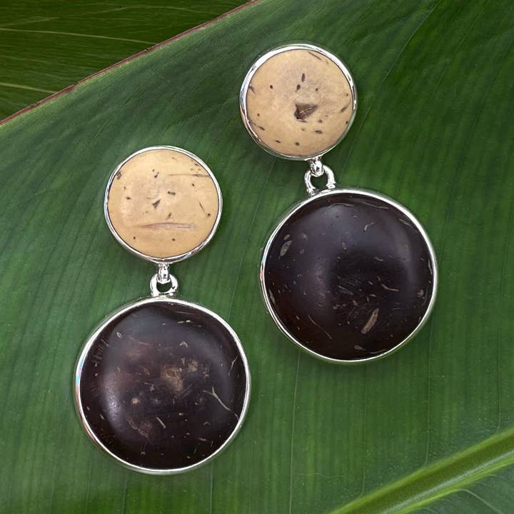 Coconut Island Earrings for wholesale by Be Joy