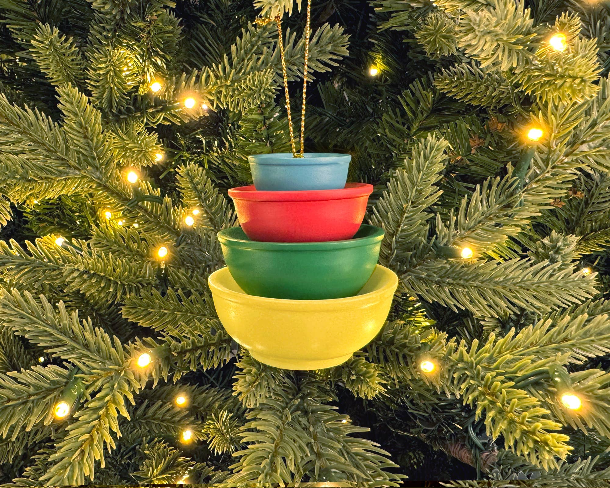 Twinkltoast - Vente Objets de décoration - Ornement de Bol Inspiré de Mini Pyrex | Décor de Noël Rétro6
