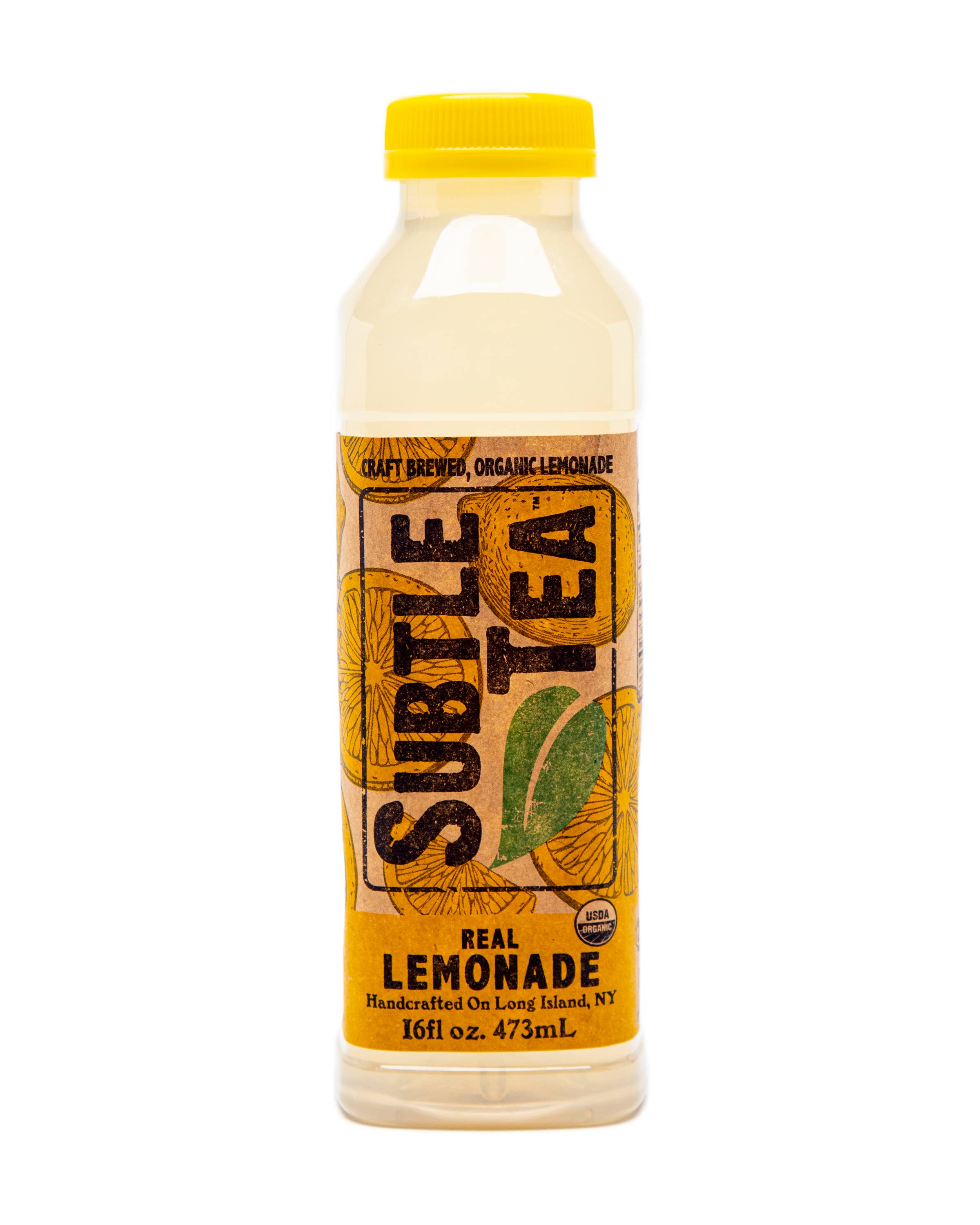 Subtle Tea - Wholesale Iced Tea - Subtle Tea Real Lemonade - 16 oz - Case (12 Bottles)1