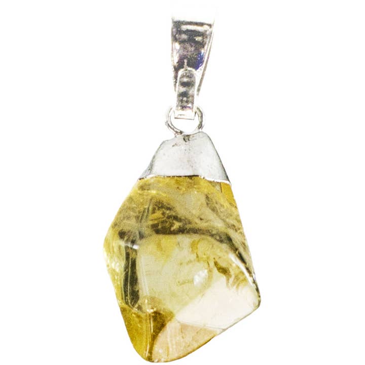Diamond Shape Stone Pendants Citrine (Each) for wholesale by Kheops International