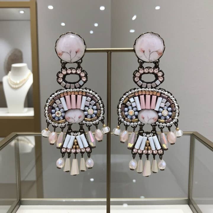 melizijewelry - Wholesale Dangle Earrings - Blanca crystal earrings2