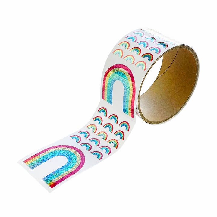 WS-Rainbow-nanza Stickers op de Rol voor wholesale door Pipsticks