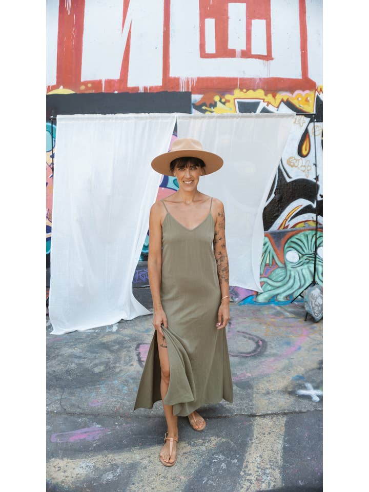 Jackson Rowe - Vente Robe – femme - SS24 - Robe Frolic - Earth1