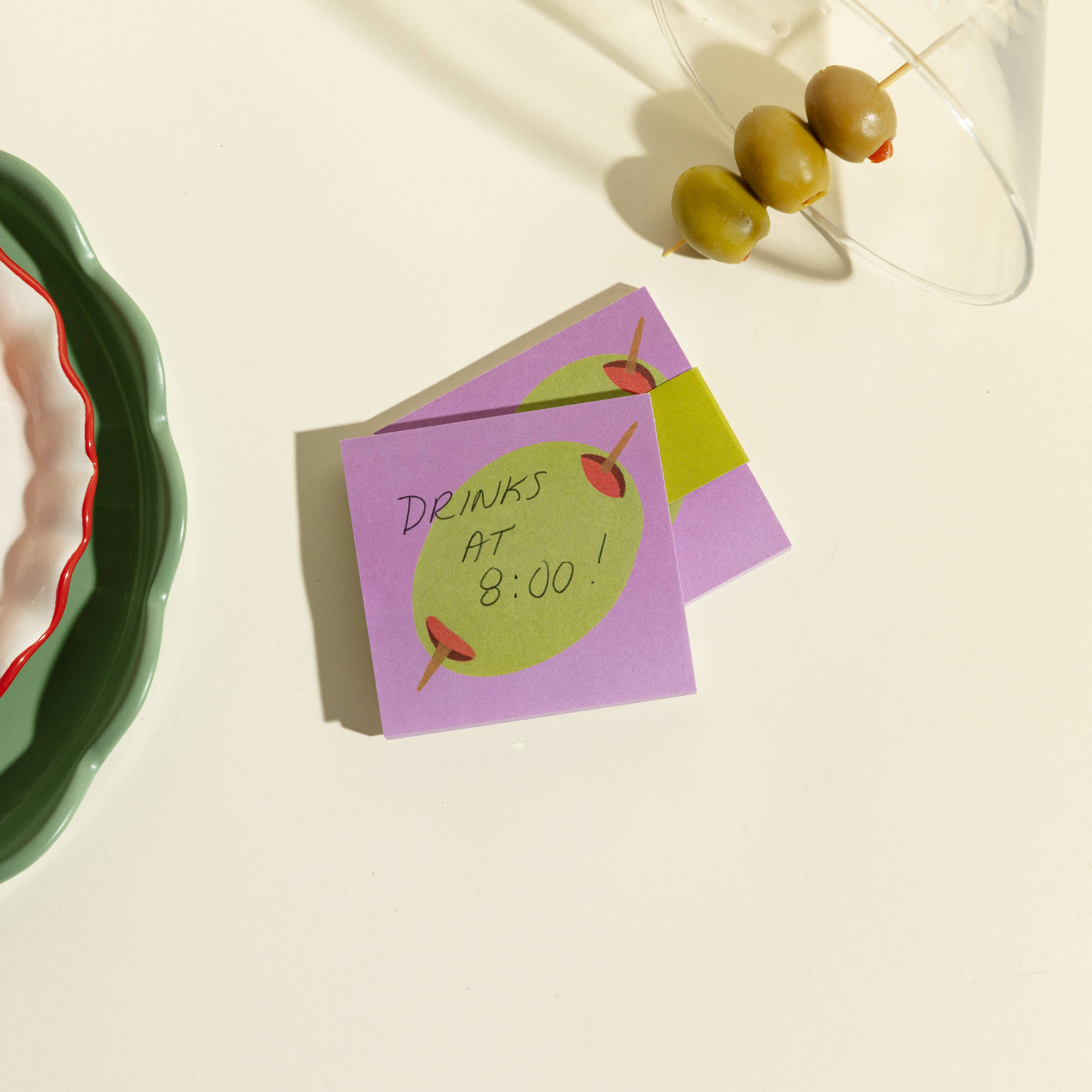 Mel Andrel - Wholesale Sticky Notes - Olive Sticky Notes4