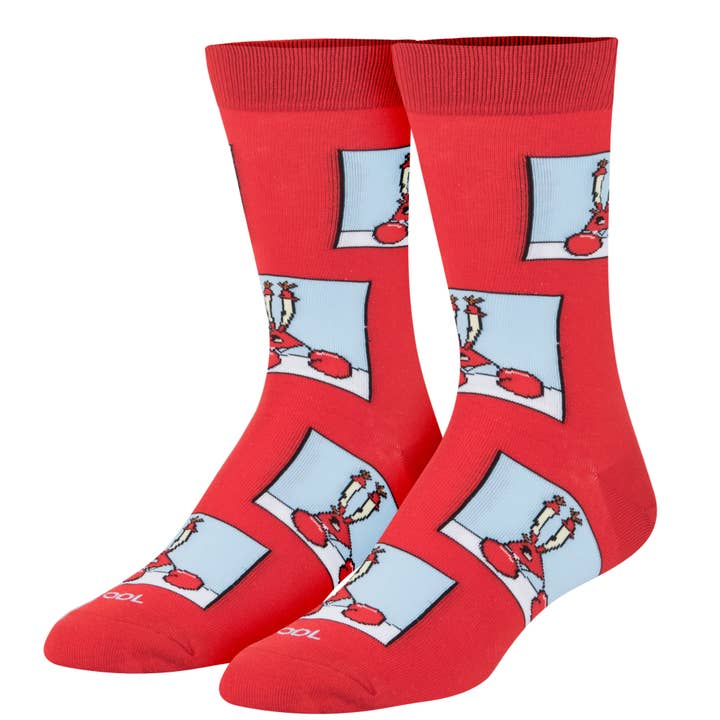 Cool Socks - Wholesale Socks - Unisex - Confused Mr Krabs Socks