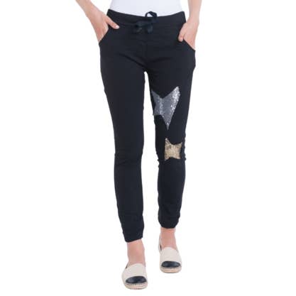 28693 Vera May Black Italian Linen Pant for wholesale by VeraMay