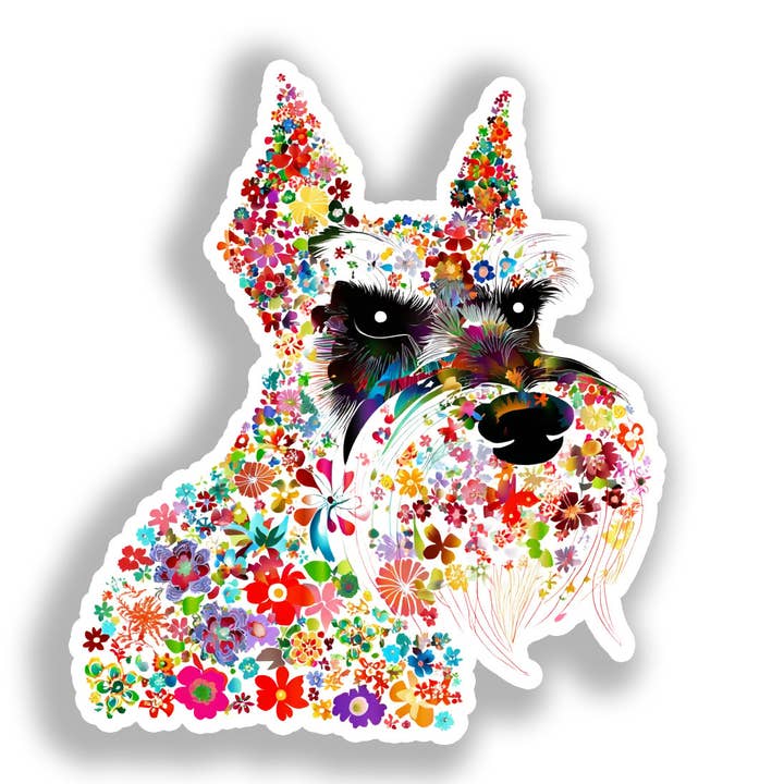 Miniatyr Schnauzer Hund Dekal Klistermärke # A019292 för wholesale av Yoonek Graphics