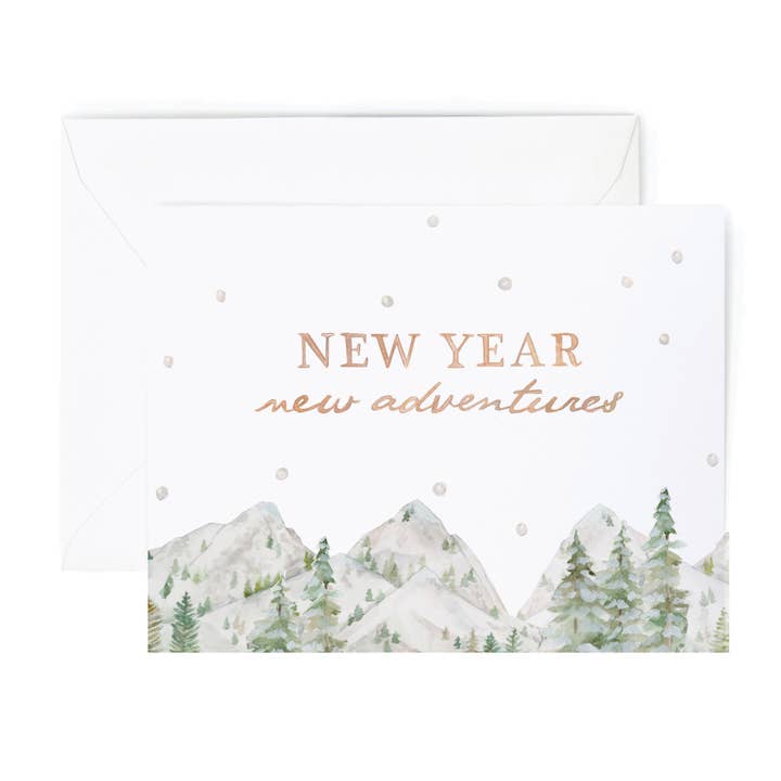 New Year, New Adventures Greeting Card - Box Set for wholesale by Lana's Shop