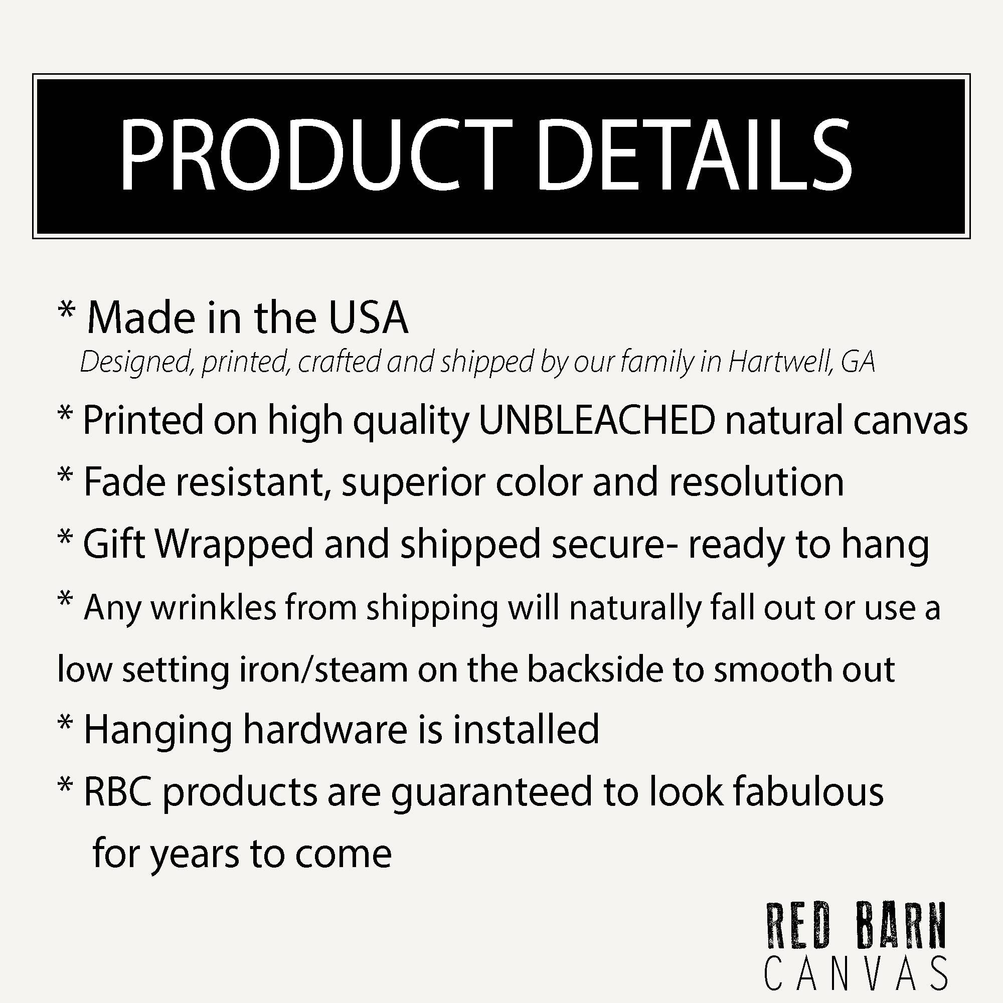 Red Barn Canvas - Wholesale Banner - Don't Give Up The Ship4