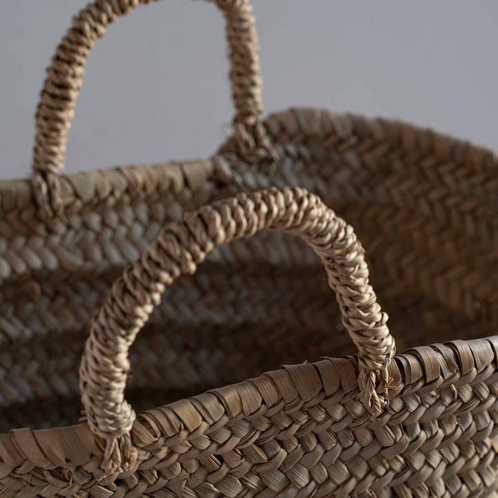 High crafty - Wholesale Basket - Handwoven Palm Leaves Basket – Moroccan Shopping Basket 5