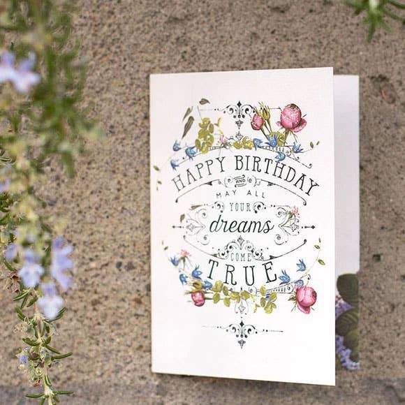 PAPAYA - Wholesale Birthday Card - Mini Card - Dreams3