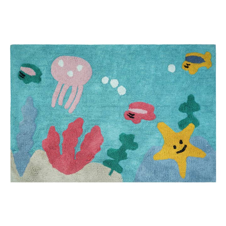 Ocean Friends Carpet Play Mat Washable Area Rug for wholesale by Calloway Mills