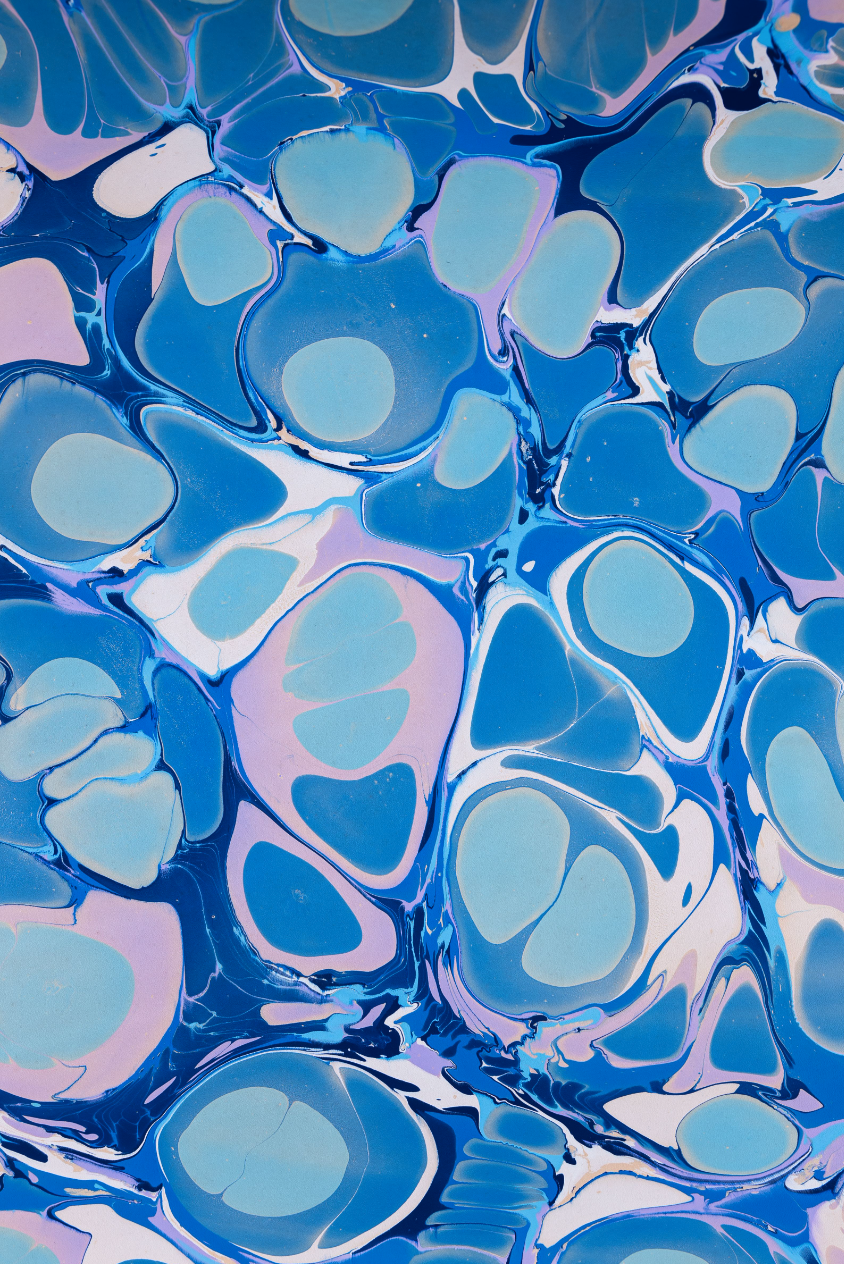 Glad & Young Studio – wholesale Keychain – Women's – Swivel Snap Keychain - Marbled Palettes6