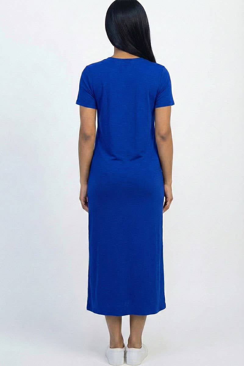 CAPELLA APPAREL - Wholesale Dress - Women's - Side Pocket Tee Dress27