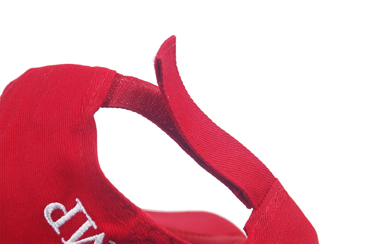 Red Make America Great Again Baseball Cap MOQ 3pcs ZK1728 for wholesale on Faire7