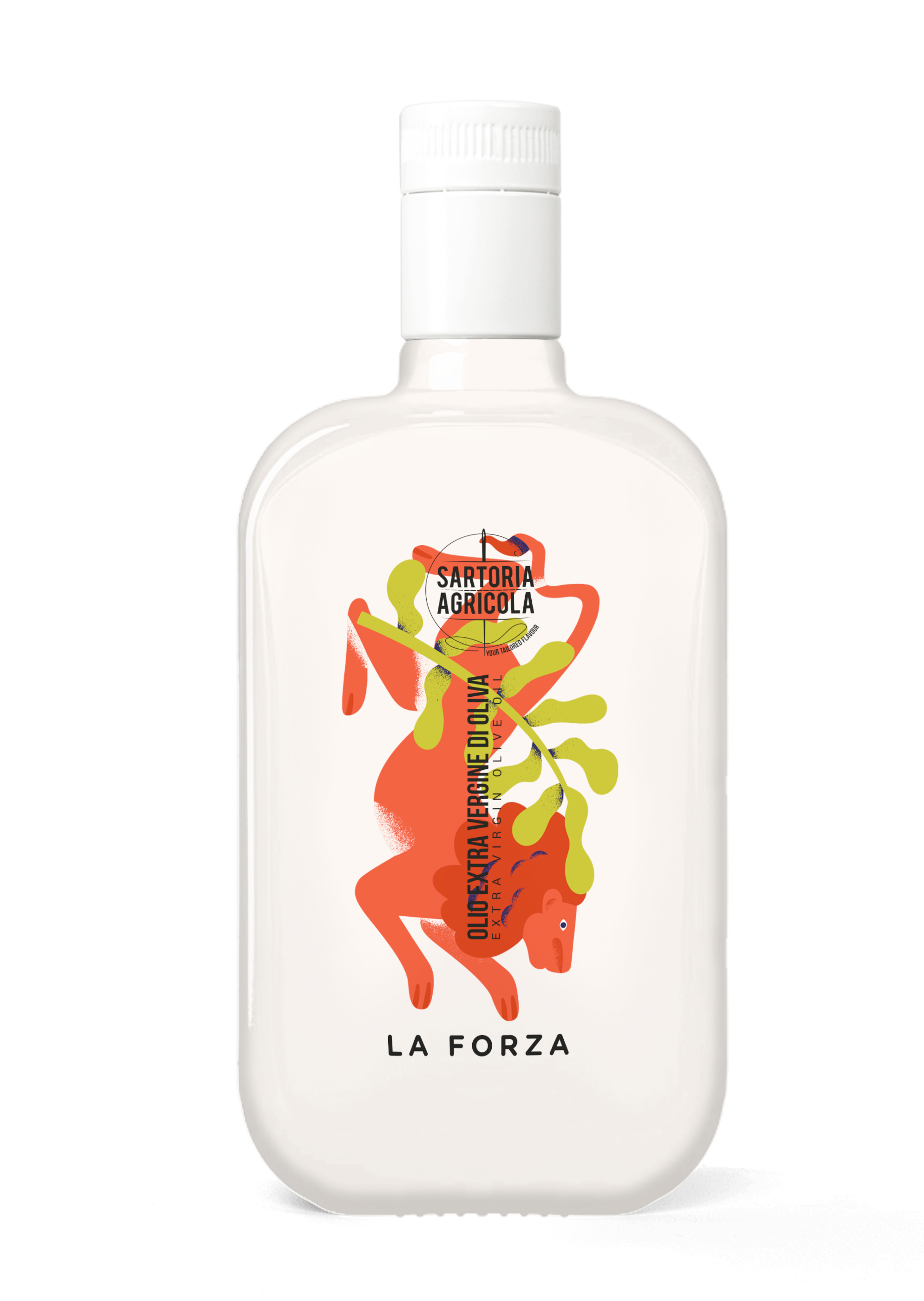 Donna Francesca - Wholesale Olive Oil - LA FORZA - EVO Oil - Made in Italy Premium 500 ml0