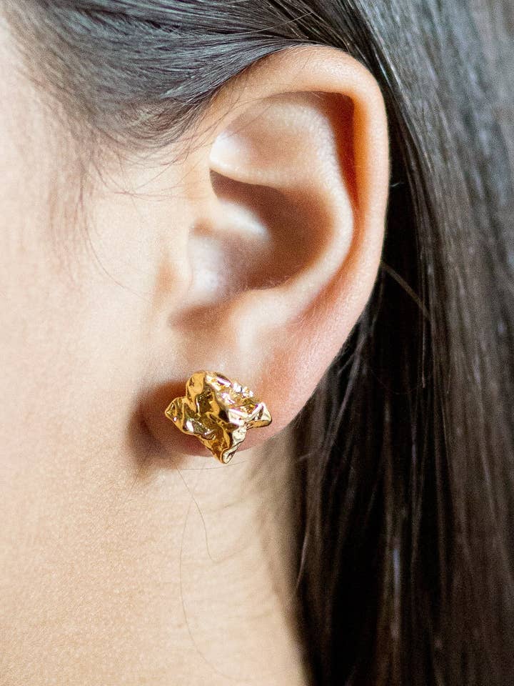 Betsy Pittard Handmade Rock Stud Earrings for wholesale by Betsy Pittard Design LLC