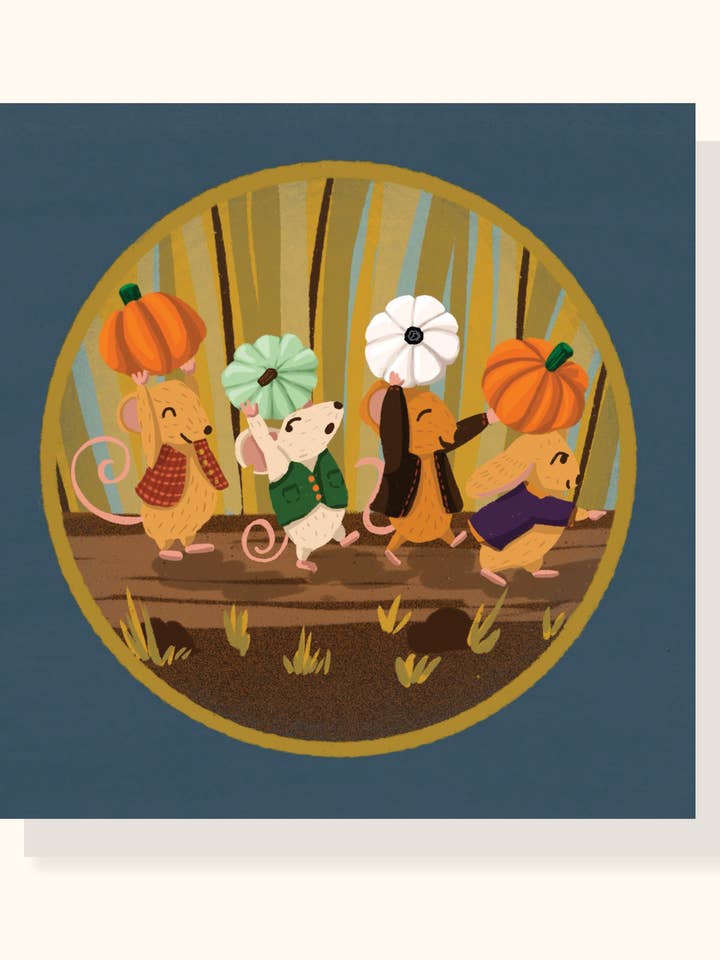 Impressão Desfile de Abóboras por atacado de Lily Wenndt Illustration