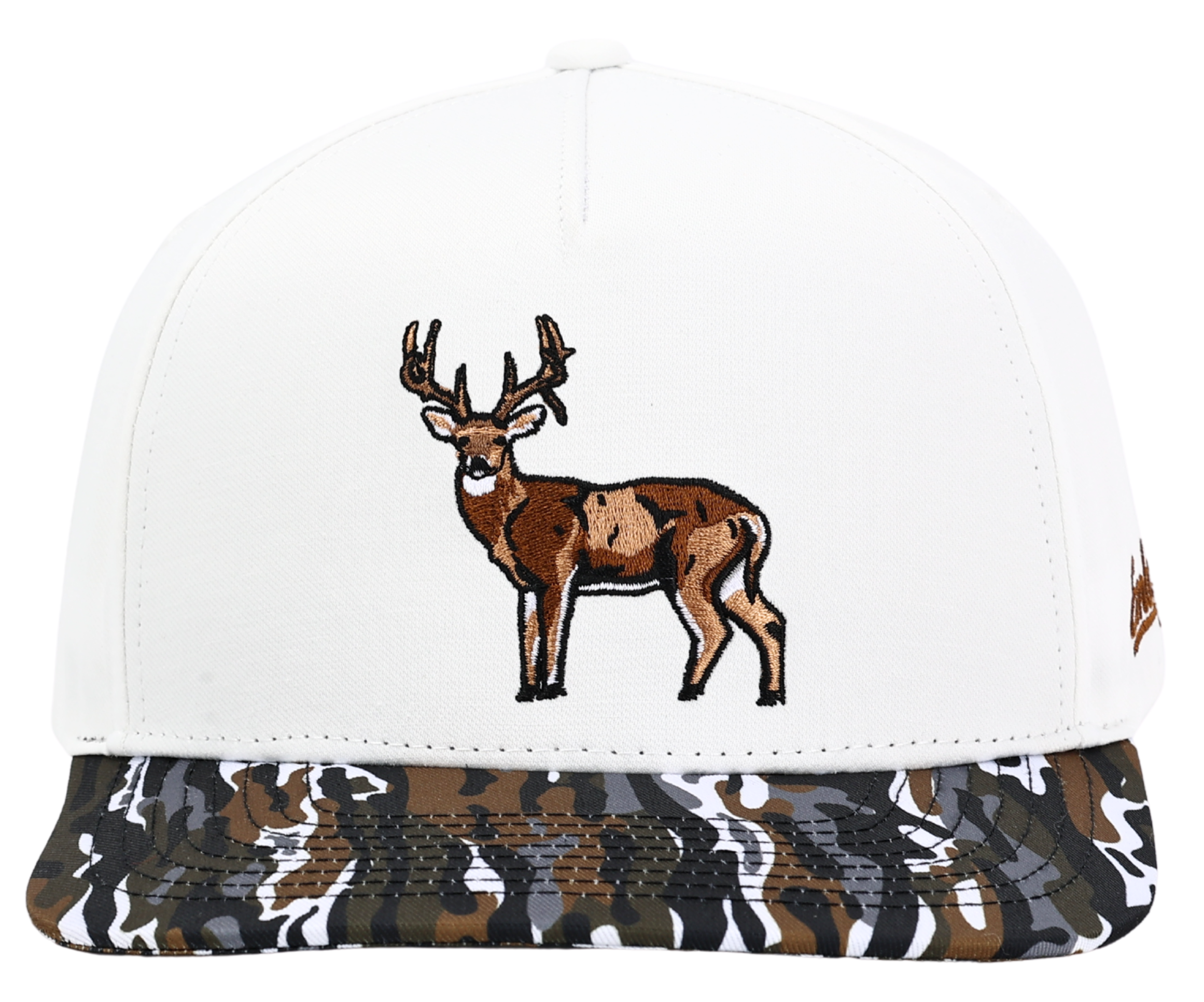 Embry Outdoors - Wholesale Trucker Hat - Unisex - White Ranch Camo "Buck"1
