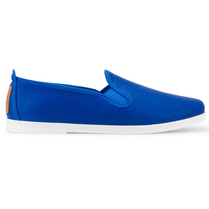 Deslizante Cobalto Madrid para Homem na Plimsoll por atacado de Flossy Shoes