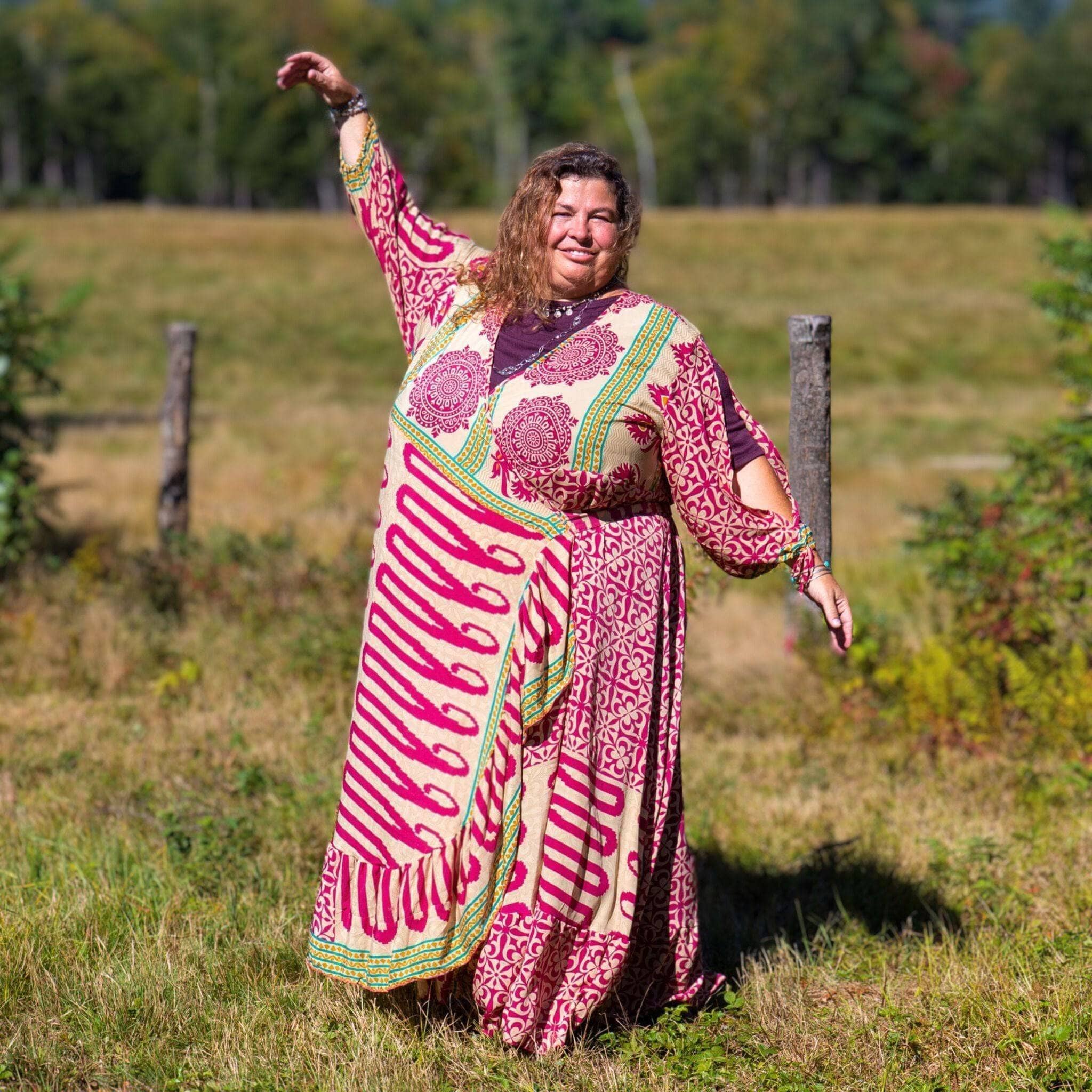 Darn Good Yarn - Wholesale Dress - Women's - Zaria Wrap Dress8