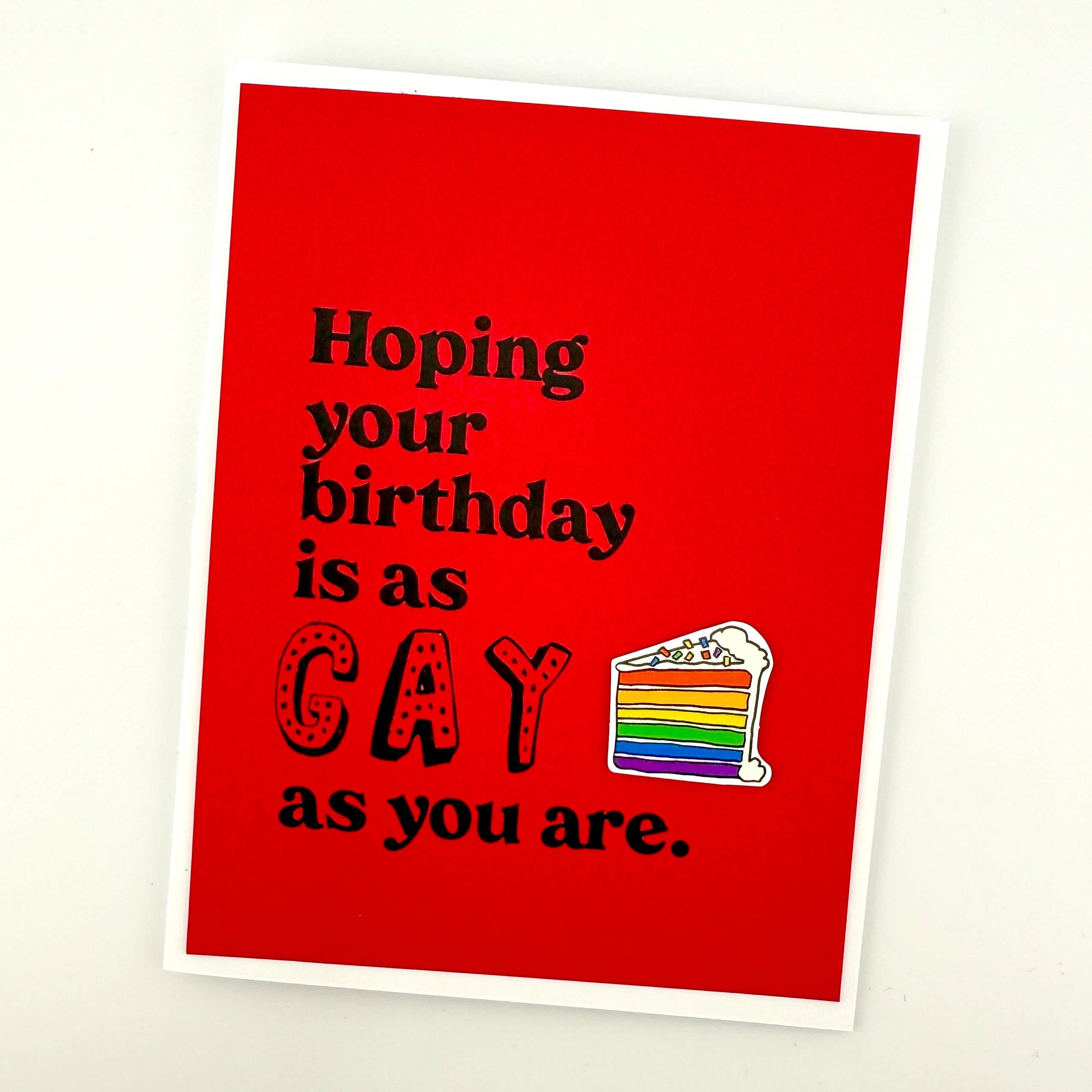 Muddy Mouth Cards – Engroshandel Fødselsdagskort – Fødselsdag Så Bøsse Som Du Sjovt Kort1