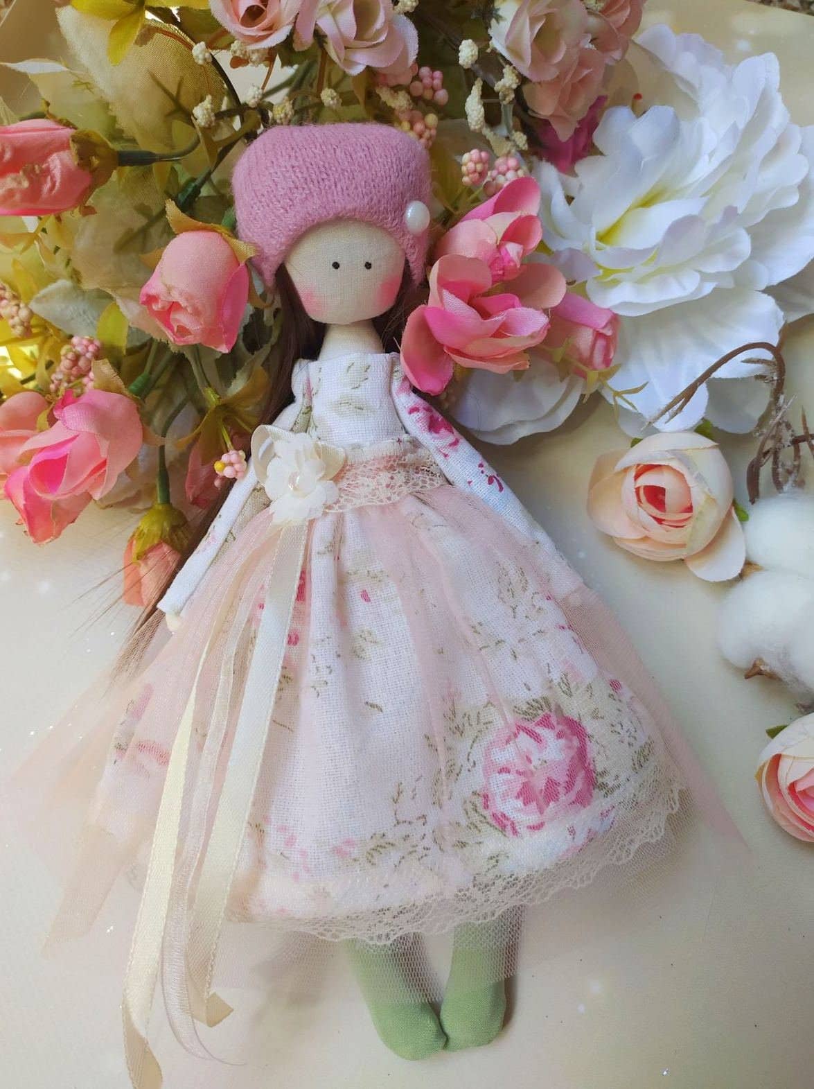 ChernikovaNataliya - Wholesale Doll - Kids - Handmade Shabby Chic Ballerina Rag Doll for Girls7