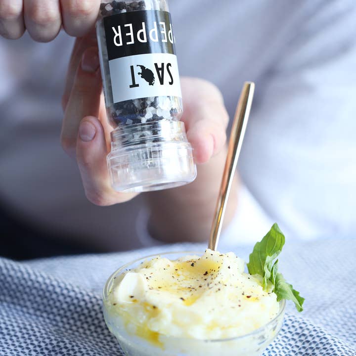 San Juan Island Sea Salt - Wholesale Salt & Pepper Shaker Set - Organic Pepper Salt Grinder1