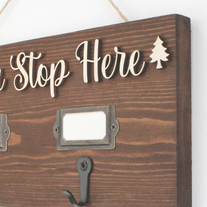 Mac and lilly - Vendita all'ingrosso Calza natalizia - Porta calze da parete con biglietti da visita1