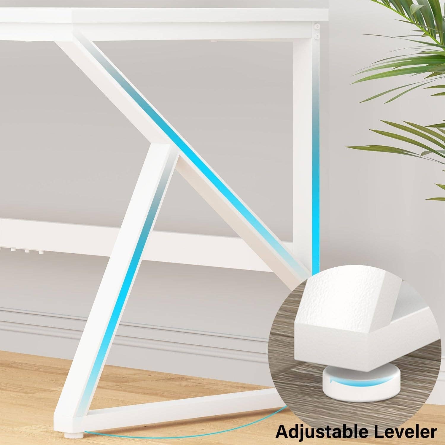 Large White 70 Inch Computer Desk For Home Office Study for wholesale on Faire6