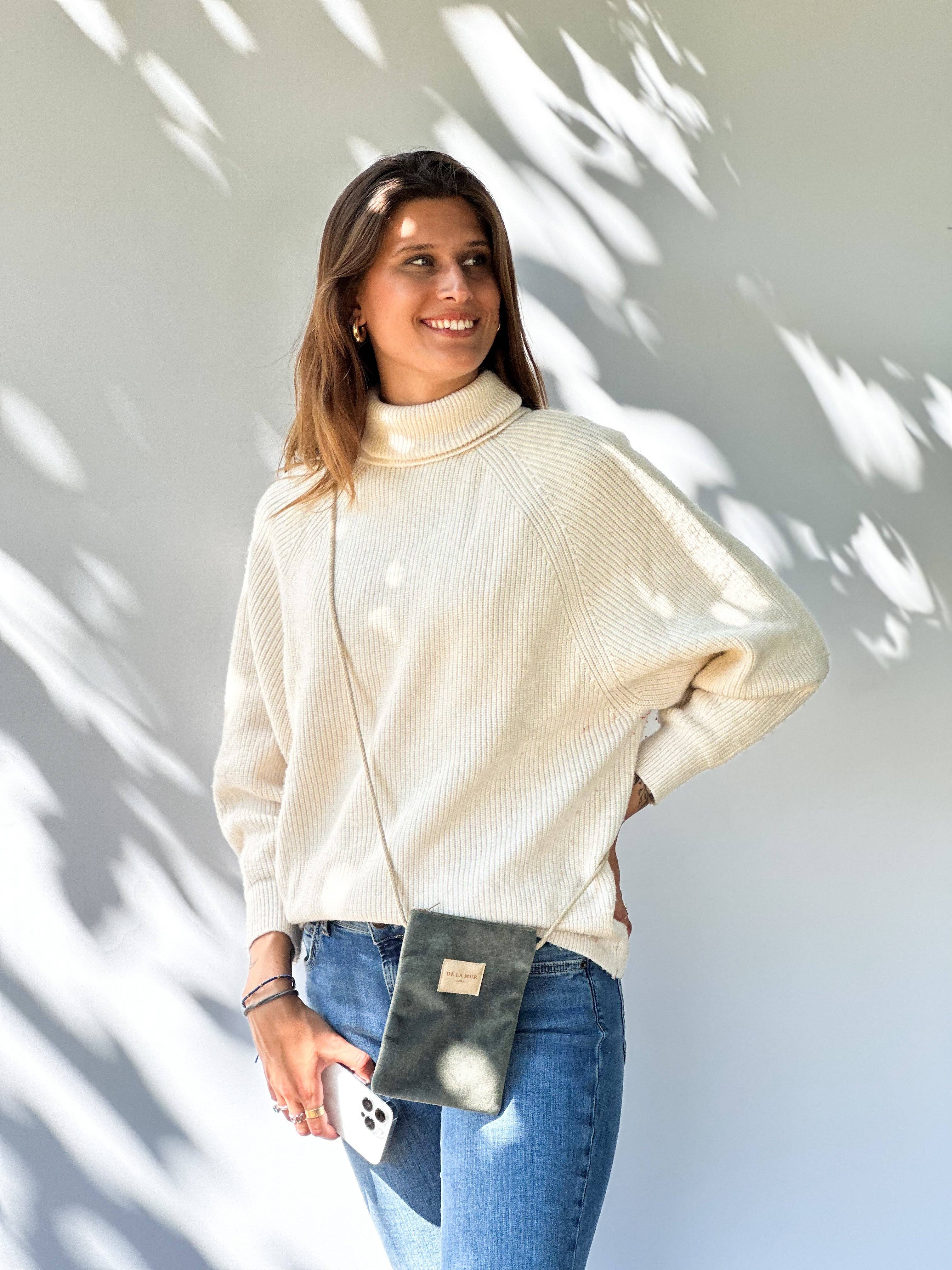 De La Mur - Wholesale Crossbody Bag - Women's - Pine Mobile Bag1