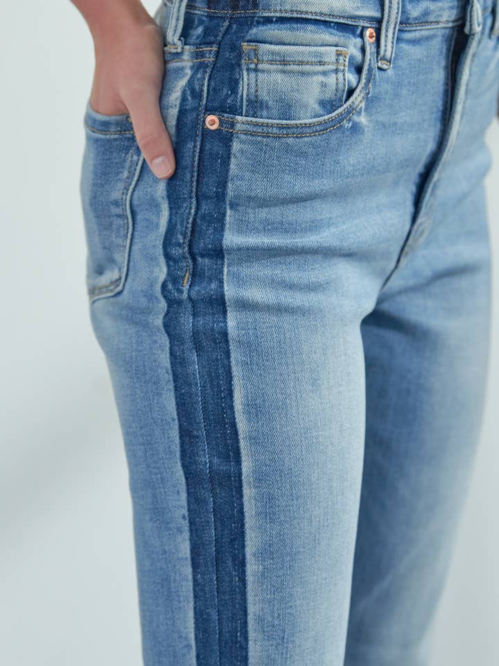 ARTEMIS VINTAGE - Wholesale Jeans - Women's - HIGH RISE STRETCH BOOTCUT W/RELEASED HEM & SIDE SHADOW JEANS