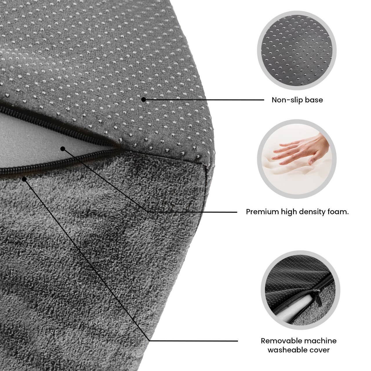 Precious Tails - Wholesale Pet Steps & Ramps - Cat/Dog - Precious Tails High Density Foam Sherpa 3 Steps Pet Stair20