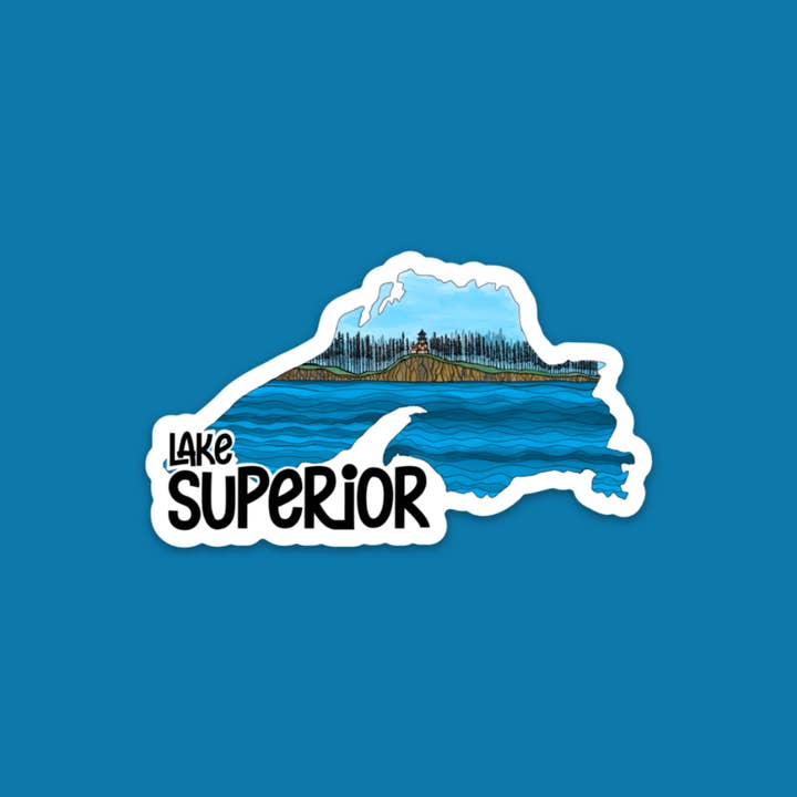 Kevin & Kaia – Adesivo por atacado – Lago Superior - Autocolante2