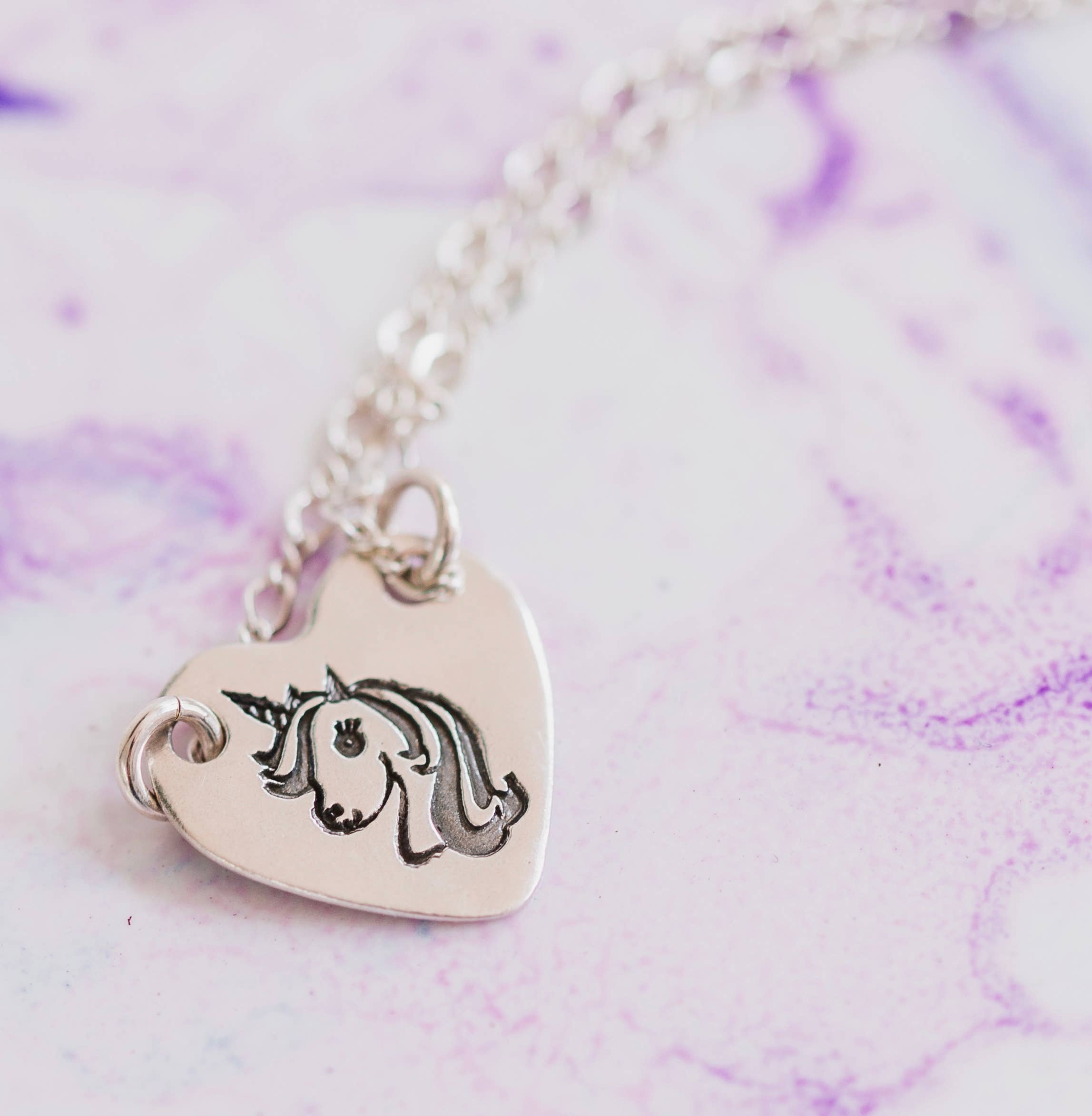 MGD Casual Jewelry – wholesale Halsband - Barn – Sterling Silver enhörning halsband för enhörning älskare8