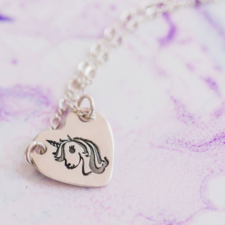 MGD Casual Jewelry – wholesale Halsband - Barn – Sterling Silver enhörning halsband för enhörning älskare8