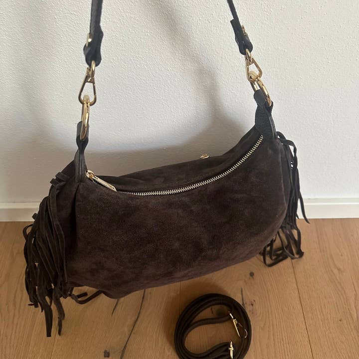 Zhade - Wholesale Shoulder Bag - Women's - ALBA - suede3