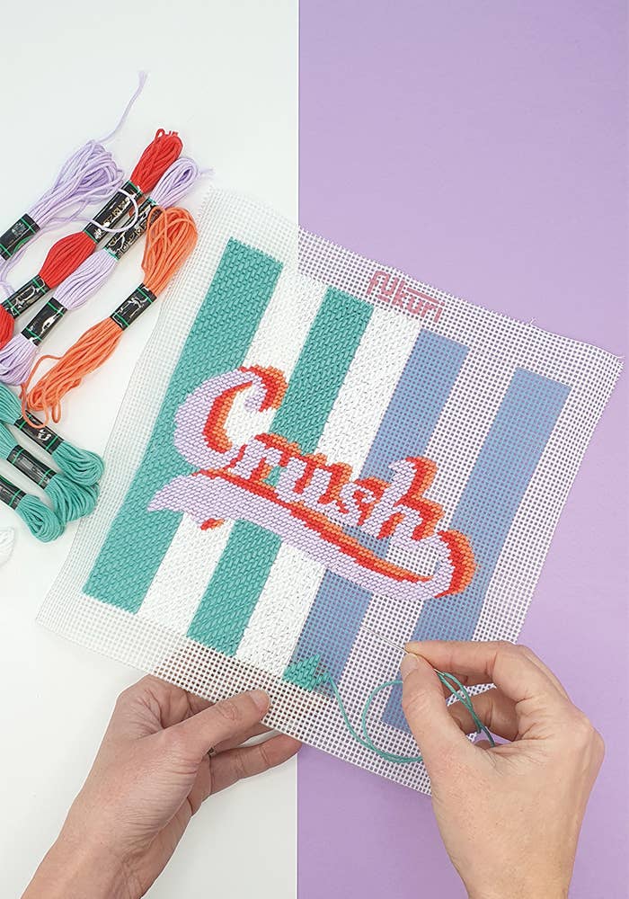 Fukuri - Wholesale Craft Sewing Kit - Gift idea - DIY - Needlepoint kit - CRUSH