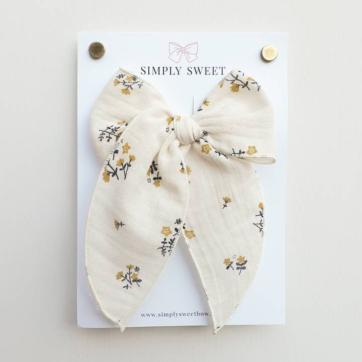 Wren - Edged Bow for wholesale by Simply Sweet Bow