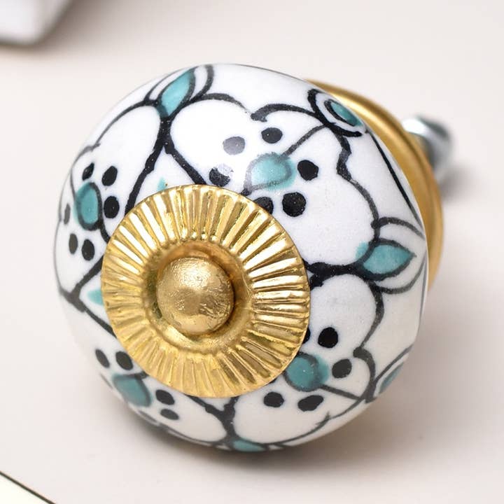 1 stk. keramiske skabsknopper til køkkenet for engroshandel hos Daana Paani LLC