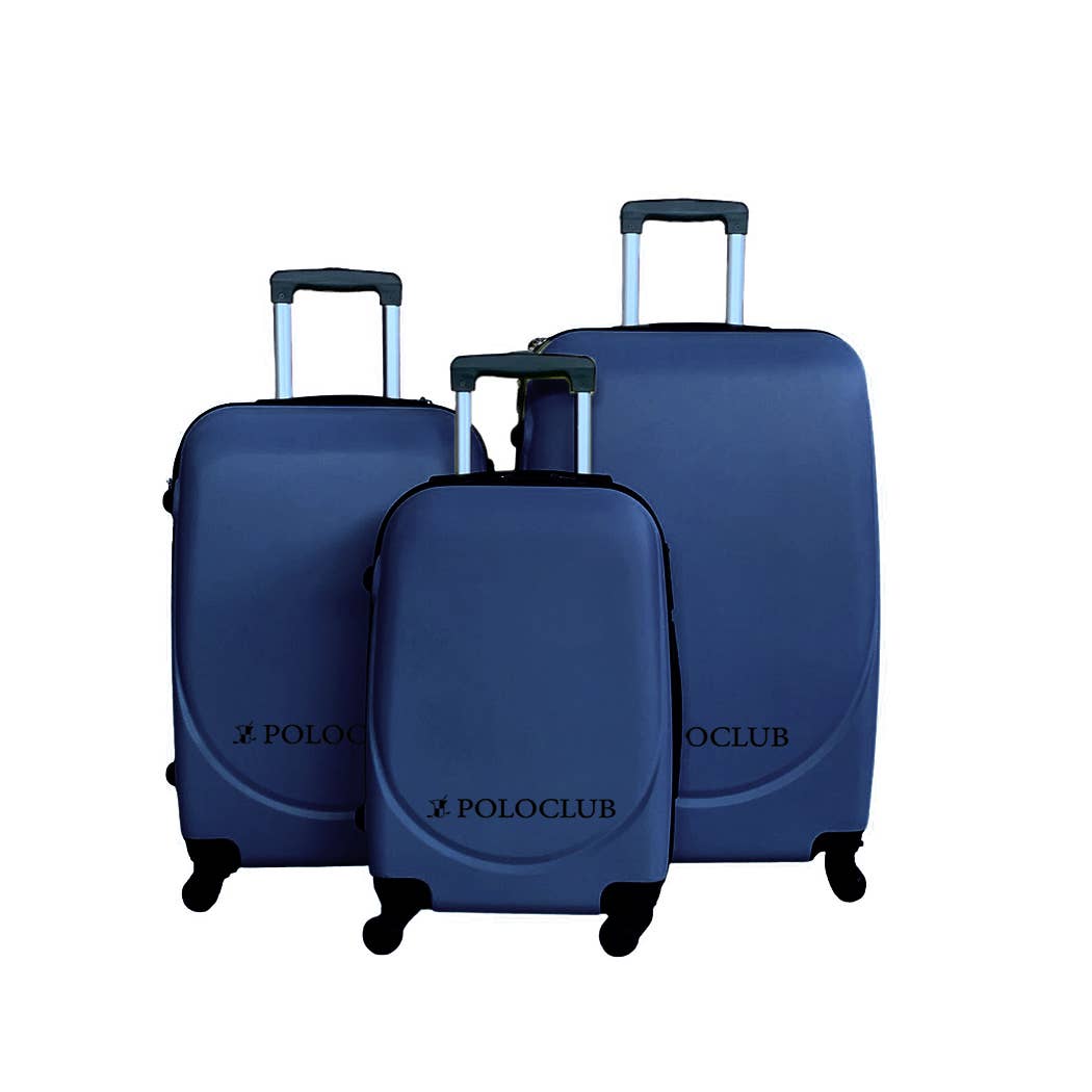 ALBAsrls - Wholesale Luggage - POLOCLUB 3-piece trolley set0