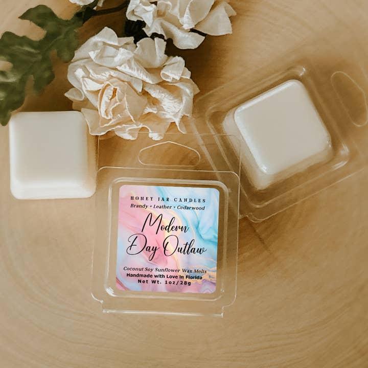 Modern Day Outlaw | Patchouli Musk | Coconut Blend Wax Melts for wholesale by Honey Jar Creations