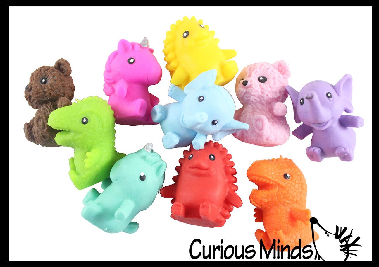 Curious Minds Toys - Wholesale Squishy Toy - Kids & Baby - 1 Small Sand Animals  - Sand Filled Squishy -  Moldable Sens0