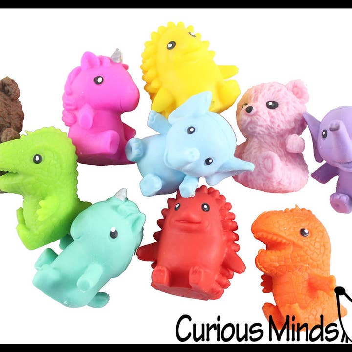 Curious Minds Toys - Wholesale Squishy Toy - Kids & Baby - 1 Small Sand Animals - Sand Filled Squishy - Moldable Sens
