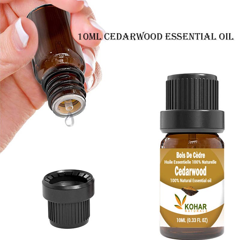KOHAR NATURALS - Wholesale Essential Oil - 100% Pure Natural Himalayan Cedarwood Essential Oil. 10 ml1